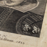 First Folio Woodblock Stud Earrings