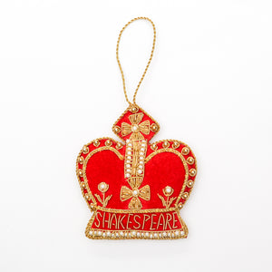 Shakespeare Crown Hanging Decoration