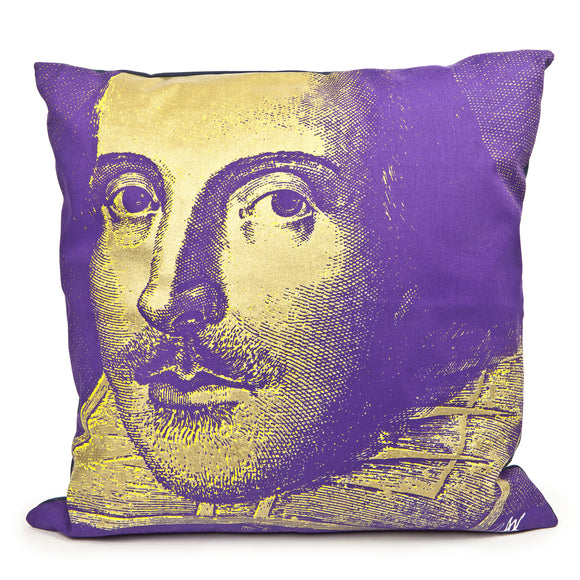 Shakespeare Steve Kaufman Cushion