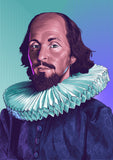 Historiart Print Shakespeare Portrait by Benjamin Wachenje