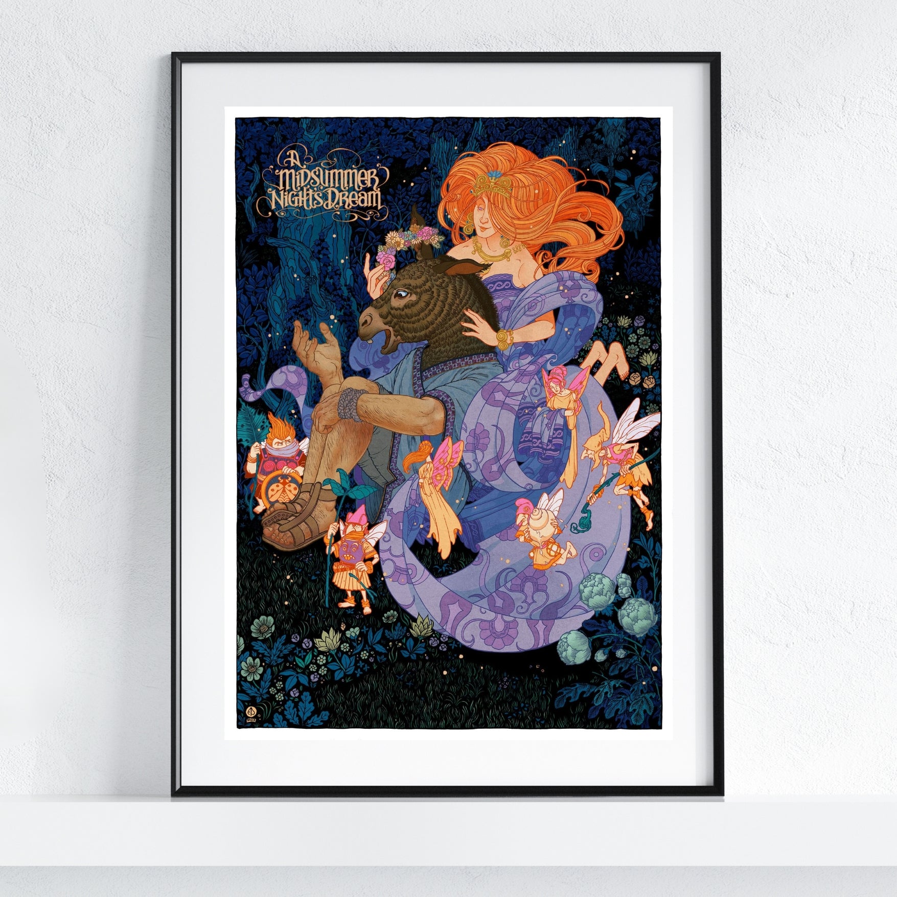 Historiart Print A Midsummer Night's Dream by Peter Diamond