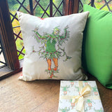 Holly Cushion (Green Reverse)