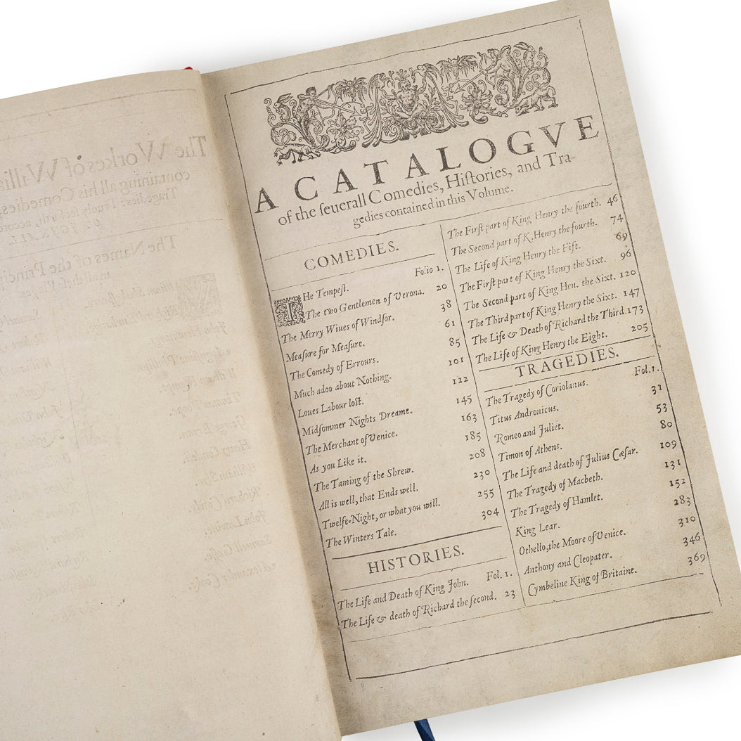 Shakespeare Paper Shakespeare’s First Folio: 400th Anniversary Facsimile Edition ...