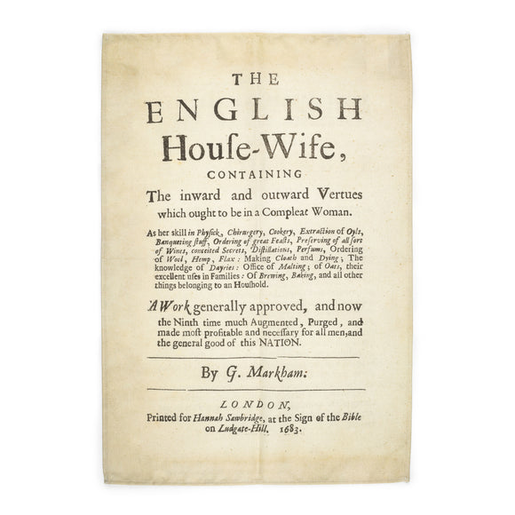 The English Housewife Tea Towel
