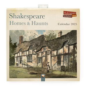 Shakespeare Homes and Haunts Wall Calendar 2025