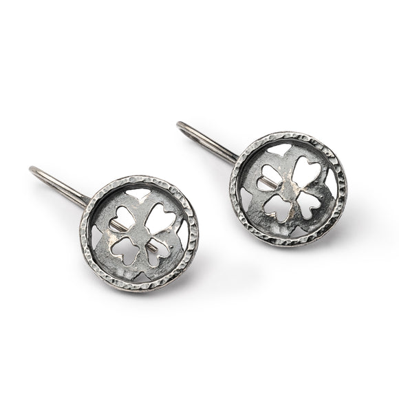 Shakespeare Motifs Rose Drop Earrings