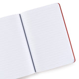 Colourblock A5 Notebook 'Devise wit, write pen'