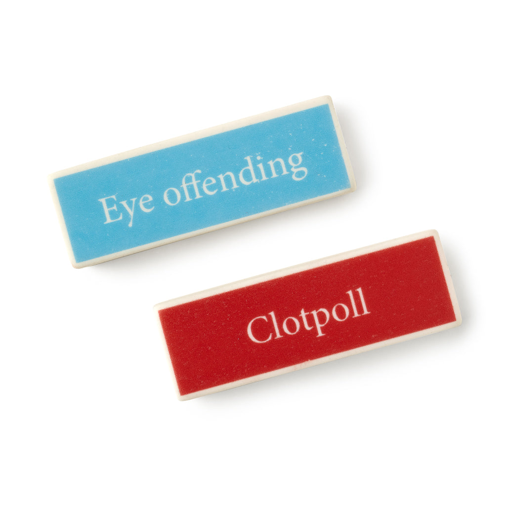 Shakespeare's Words Eraser Clotpoll – Shakespeare Shop