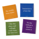 Shakespeare's Words Magnet No day without a deed