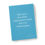 Shakespeare's Words Notepad Unpleasant'st Words