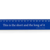 Shakespeare's Words Ruler The Short and the Long