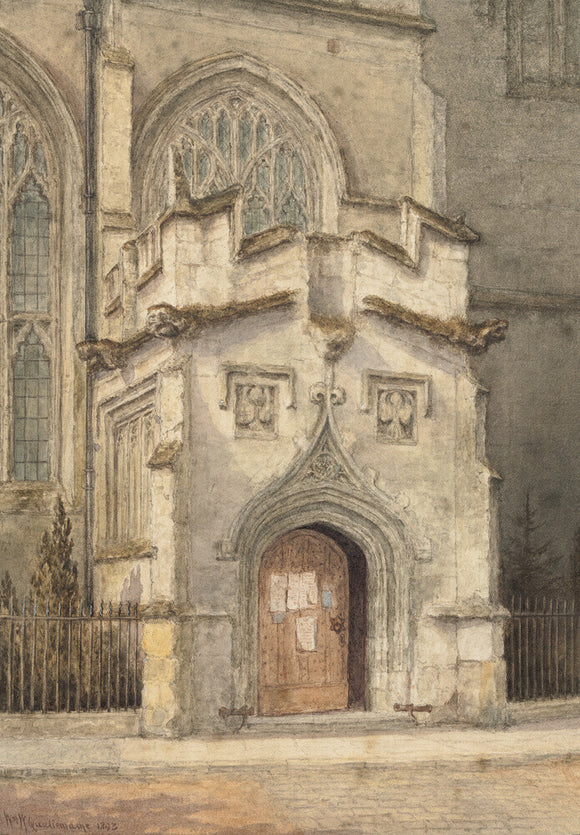 Guild Chapel Porch by William Wells Quatremain