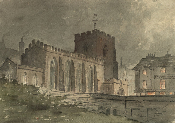 Guild Chapel, Falcon Tavern and Foundation of New Place by Paul Braddon