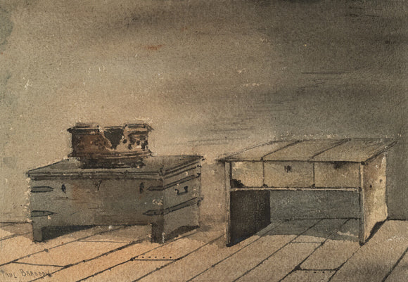 Old Font and Desk by Paul Braddon