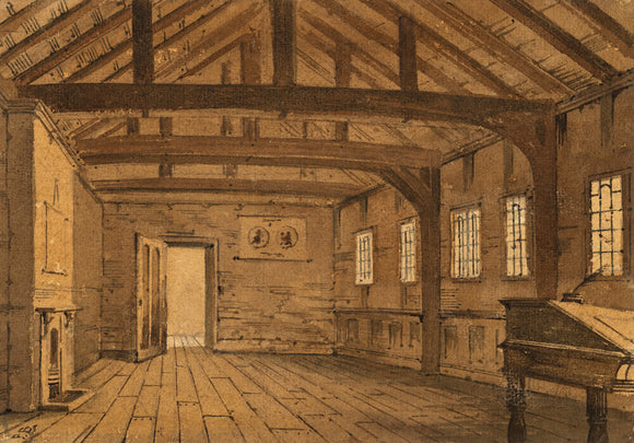 School Room, Grammar School, Where Shakespeare Was Educated by Paul Braddon