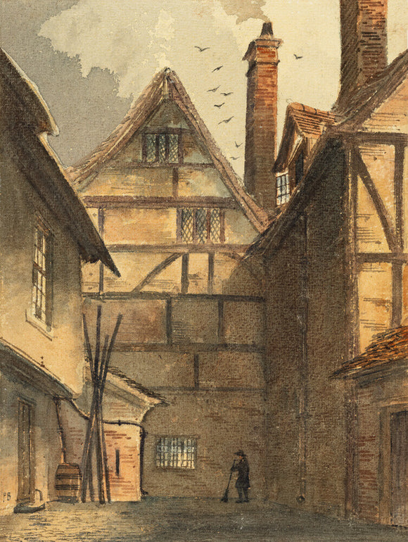Back of Old Houses in Stratford-on-Avon by Paul Braddon
