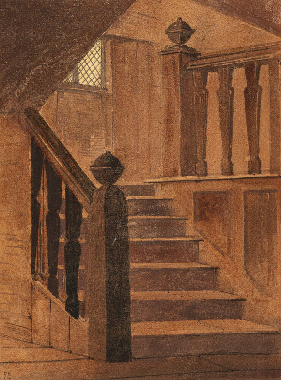 Old Staircase in Old House, Sheep Street by Paul Braddon