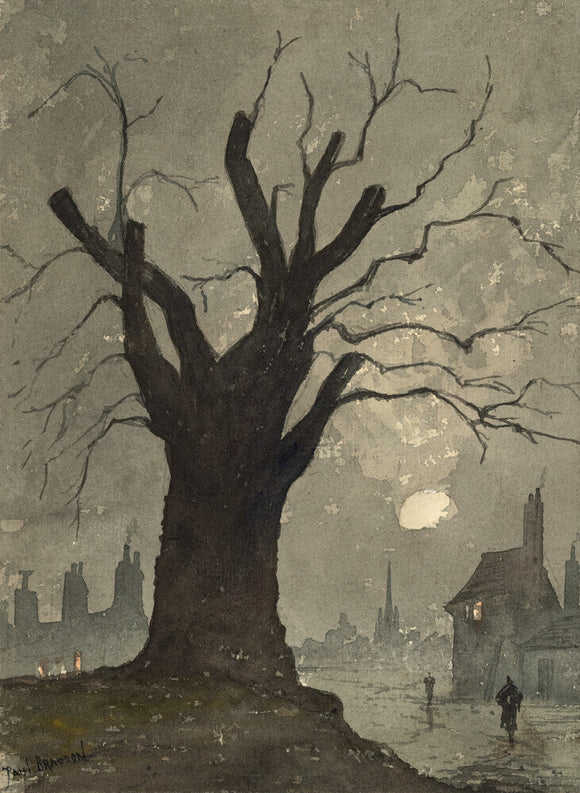 Boundary Elm, Moonrise by Paul Braddon