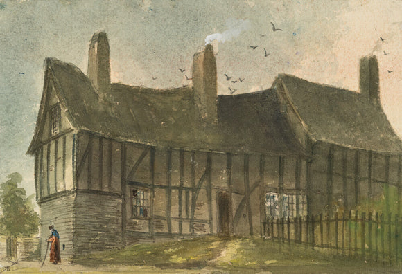 'Back of Anne Hathaway's Cottage by Paul Braddon'