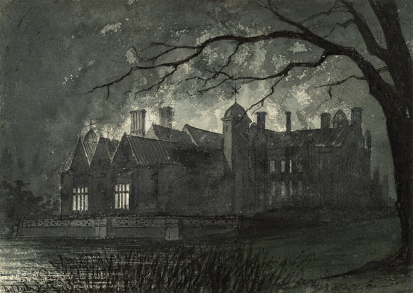Charlecote Hall, Moonrise by Paul Braddon