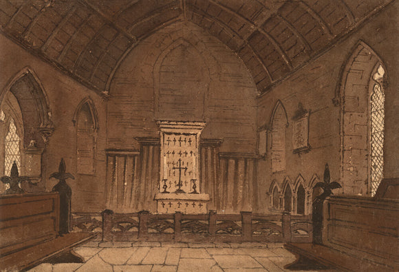 Aston Cantlow Church Interior by Paul Braddon