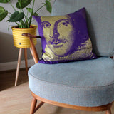 Steve Kaufman Shakespeare Cushion