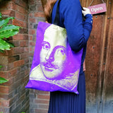 Steve Kaufman Shakespeare Tote Bag