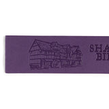 Shakespeare's Birthplace Leather Embossed Bookmark