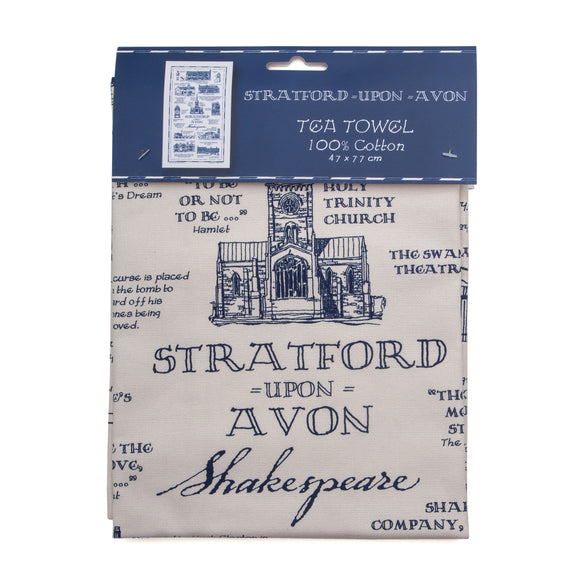 Stratford-upon-Avon Heritage Tea Towel
