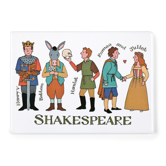 Shakespeare's Characters Magnet by Alison Gardiner