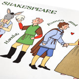 Shakespeare's Characters Tea Towel