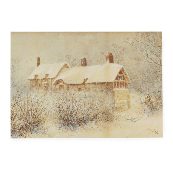 Christmas Card Anne Hathaway’s Cottage in the Snow