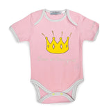 Crown Pink Babysuit