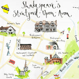 Shakespeare's Stratford-upon-Avon Tea Towel