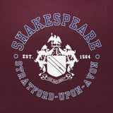 Shakespeare Coat of Arms Maroon Hoodie
