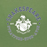 Shakespeare Coat of Arms Green T-Shirt