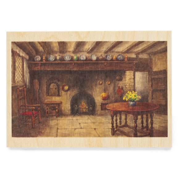 Wooden Postcard Anne Hathaway's Kitchen