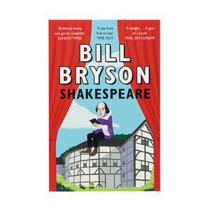Front Cover of Shakespeare by Bill Bryson Shakespeare Bookshop Stratford upon Avon Paperback ISBN 9780007197903