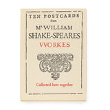 Louisa Hare Shakespeare First Folio Letterpress postcards